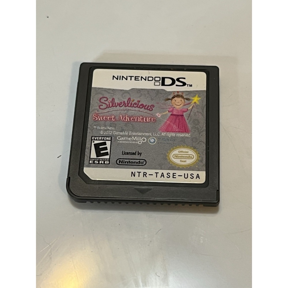 SILVERLICIOUS: SWEET‎ ADVENTURE NINTENDO DS GAME ONLY (NO Case) Tested: WORKS